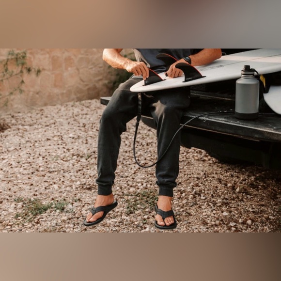 Reef Men's Phantoms TQT Flip-Flops Sandals, Black/Yellow, NWT, Size 10 (EUR 43) - Picture 10 of 10